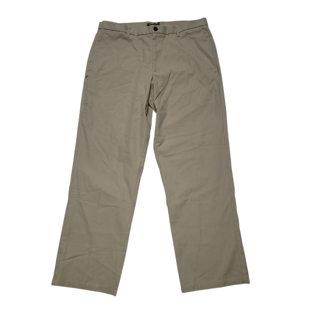 Dockers D4 Pants Relaxed Fit Mens 38 x 32 Straight Leg Chino Khaki Casual Office